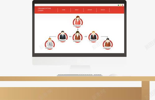 免费高清电商网站组织架构图 优质PNG素材与创意设计指南
